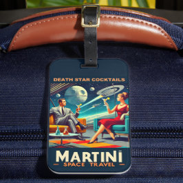 マティーニ宇宙旅行ポスター デス・スターカクテル ラゲッジタグ