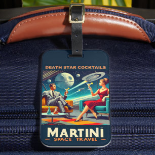 マティーニ宇宙旅行ポスター デス・スターカクテル ラゲッジタグ
