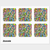 マティーニ8ステッカー スクエアシール (シート)