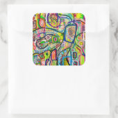 マティーニ8ステッカー スクエアシール (バッグ)