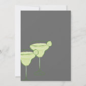 マティーニ グリーン レモン ブランシュ & バブルリー 招待状 (裏面)