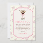 マティーニ コケッタ リボン 誕生日 お礼カード サンキューカード (正面)