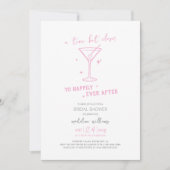 マティーニ ハッピーエバーアフター ブライズシャワー 招待状 (正面)