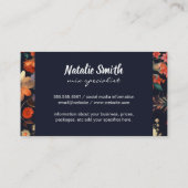 マティーニ | フローラ背景 名刺 (裏面)