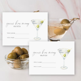 マティーニ＆マリッジ オリーブがいくつあるゲーム エンクロージャーカード