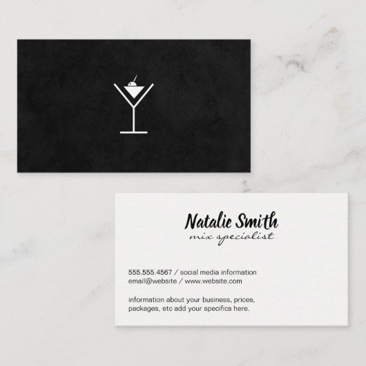 マティーニ 名刺 (正面/裏面)