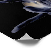 マティーニGLテール付き猫 ポスター (角)