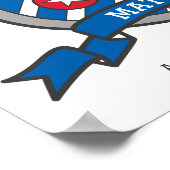 マティ少年の名前の意味heraldryシールドのポスター ポスター (角)