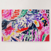 マティ日本のス、水辺の女性 ジグソーパズル (横)