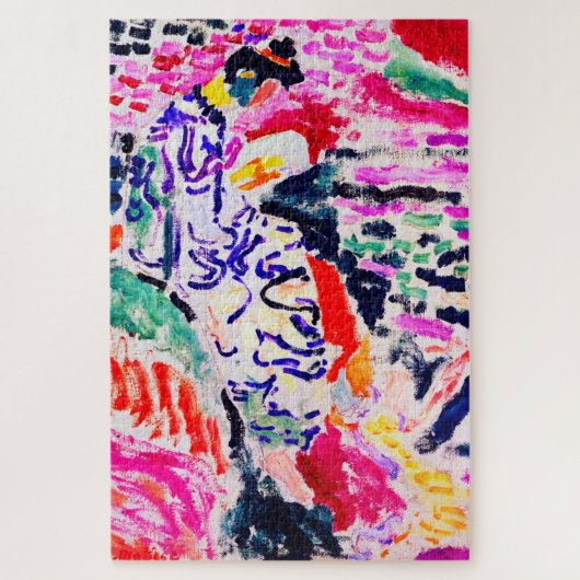 マティ日本のス、水辺の女性 ジグソーパズル (縦)