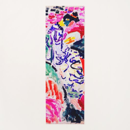 マティ日本のス、水辺の女性 ヨガマット (正面)