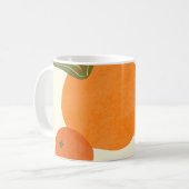 マテインスパイアス:モダン抽象芸術図形 コーヒーマグカップ (正面左)