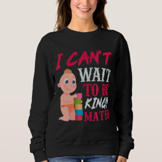 マテオ妊娠のお知らせベビー9ヶ月のお祝い スウェットシャツ