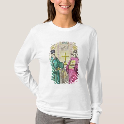 マテオ・リッチおよびもう一人のクリスチャン Tシャツ (正面)