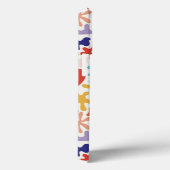 マテカラフルスパターン抽象芸術植物形 Case-Mate iPhoneケース (裏面 / 右)