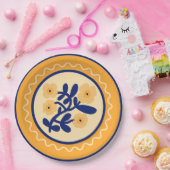 マテカラフルス抽象芸術フローラアート ペーパープレート (パーティー)