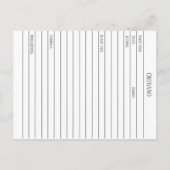 マテリアメディカオレガノスパイスハーブ勉強カード ポストカード (裏面)