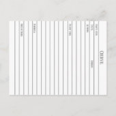 マテリアメディカチェルヴィルハバル勉強カード ポストカード (裏面)