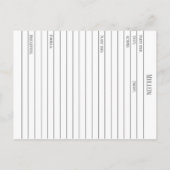 マテリアメディカムレイン薬草勉強カード ポストカード (裏面)