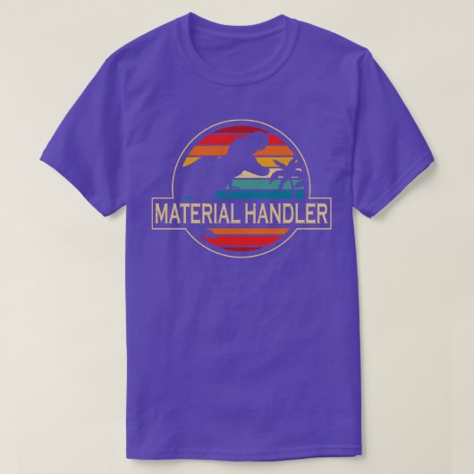 マテリアルハンドラ恐竜 Tシャツ (デザイン正面)