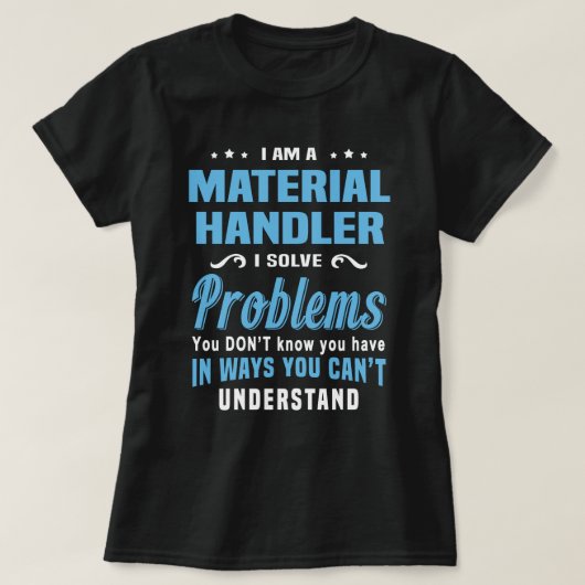 マテリアルハンドラ Tシャツ (デザイン正面)