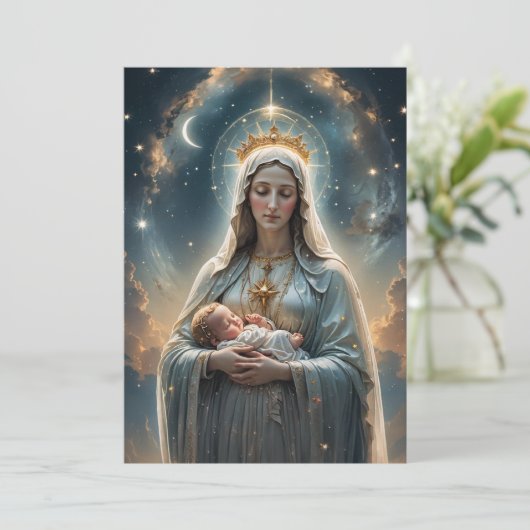 マテルデイフラット祈りの言葉/グリーティングカード サンキューカード (スタンド正面)