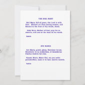 マテルデイフラット祈りの言葉/グリーティングカード サンキューカード (裏面)