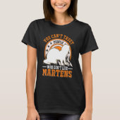 マテンが苦手な人は信用できない Tシャツ (正面)