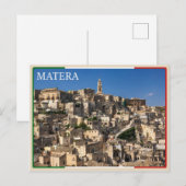 マテーラ - イタリア ポストカード (正面/裏面)