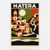 マテーラ イタリア 旅行 ポスター バウハウス 幾何学 アート (正面)