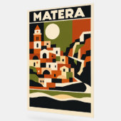 マテーラ イタリア 旅行 ポスター バウハウス 幾何学 アート (傾斜)