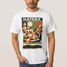 マテーラ イタリア Tシャツ バウハウス 幾何学 トラベル