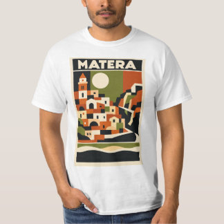 マテーラ イタリア Tシャツ バウハウス 幾何学 トラベル