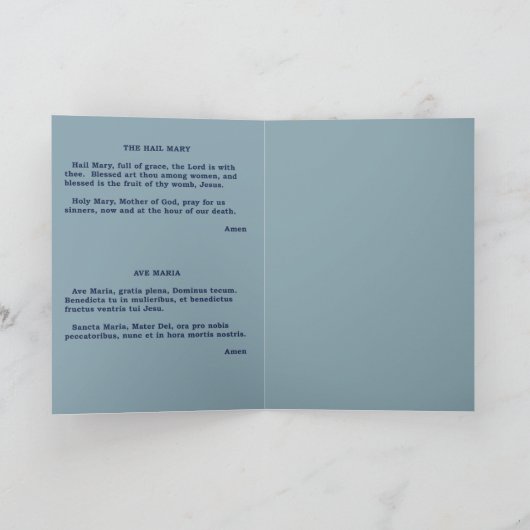 マテール・デイ カード (内部)