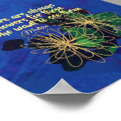 マテ感動的ス引用文ポスター花 ポスター (角)