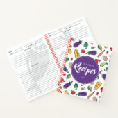 マテ魅力的ルズドードルズレシピ ノートブック (内部)