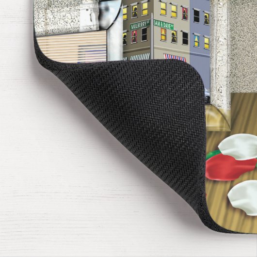 マディのオフィスデスクアート マウスパッド (コーナー)