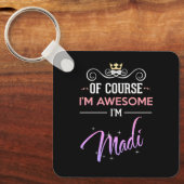 マディもちろんよ素晴らし キーホルダー (正面)