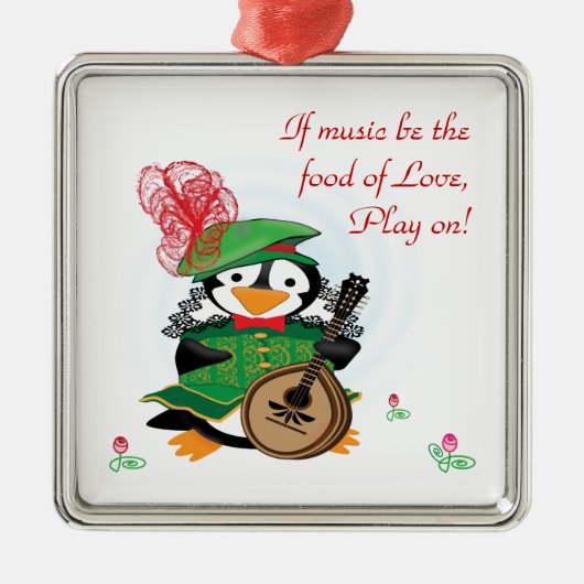 マディアドーンベイトペンギンオーナメント メタルオーナメント (正面)