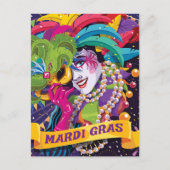 マディカラフルグラ仮面ポスター ポストカード (正面)