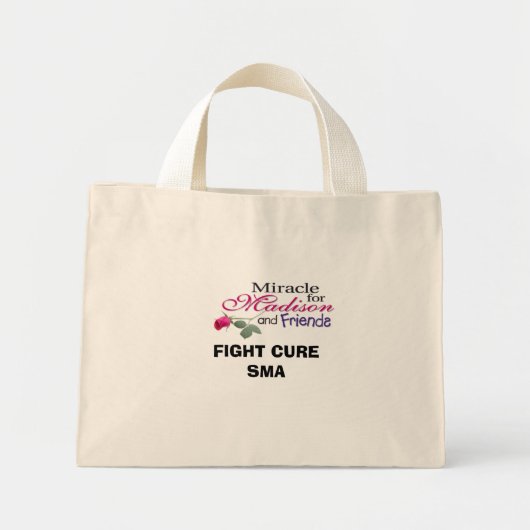 マディソナンドフレンド, FIGHT CURE SMA ミニトートバッグ (正面)