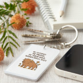 マディソンに誇りを持ったは我慢せよ キーホルダー (正面右)