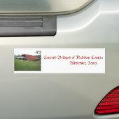 マディソンの郡のバンパーステッカー橋 バンパーステッカー (車上)