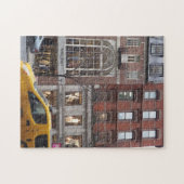 マディソンアベニューショッピングタクシーキャブニューヨークシティNYC ジグソーパズル (横)