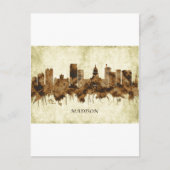 マディソンウィスコンシンシティスケープ シーズンポストカード (正面)
