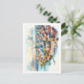 マディソンウィスコンシン有名な旅行水の色 ポストカード (スタンド正面)