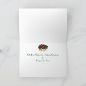 マディソンザブラックラブラドールクリスマスカード シーズンカード (内部)