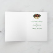 マディソンザブラックラブラドールクリスマスカード シーズンカード (内部)