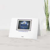 マディソンザブラックラブラドールクリスマスカード シーズンカード (裏面)