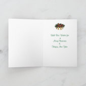 マディソンザブラックラブラドールクリスマスカード シーズンカード (内部)